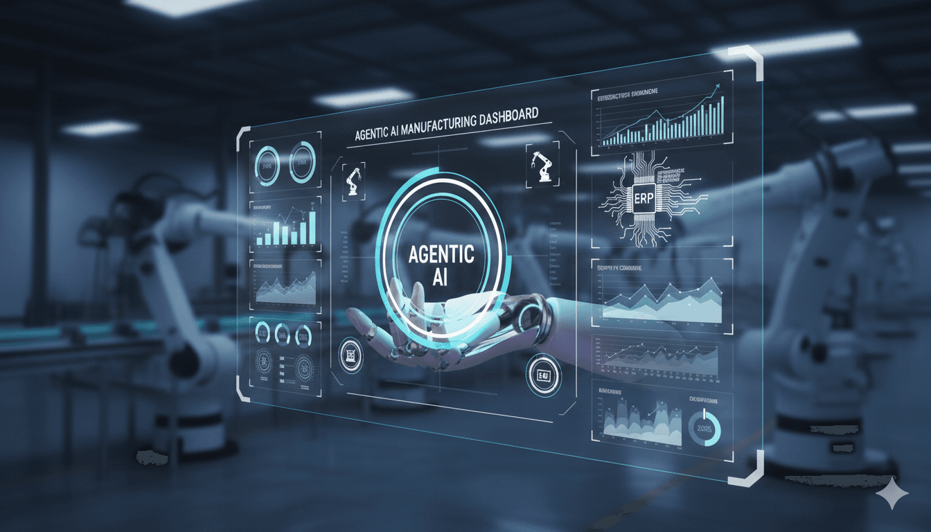 How Agentic AI Is Redefining Manufacturing Dashboards and Decision-Making